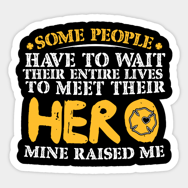 I Raised My Hero Sticker by divawaddle